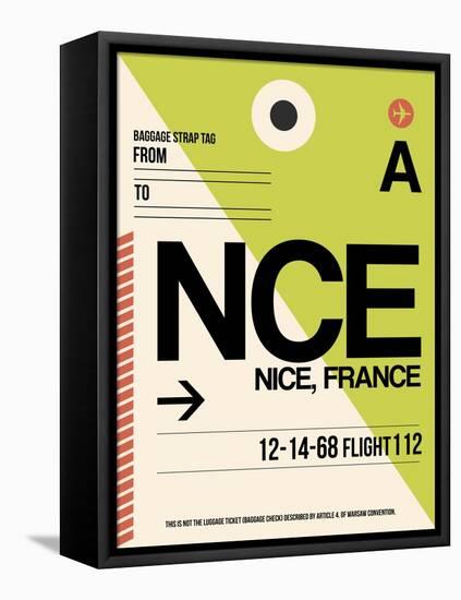 NCE Nice Luggage Tag 2-NaxArt-Framed Stretched Canvas