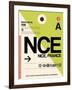 NCE Nice Luggage Tag 2-NaxArt-Framed Art Print