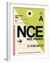 NCE Nice Luggage Tag 2-NaxArt-Framed Art Print