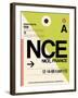 NCE Nice Luggage Tag 2-NaxArt-Framed Art Print