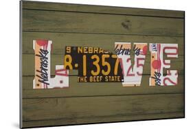 NE State Love-Design Turnpike-Mounted Giclee Print