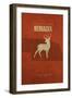 NE State Minimalist Posters-Red Atlas Designs-Framed Giclee Print