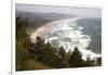 Neahkahnie Beach and Manzanita and Beach from Viewpoint, Oregon, USA-Jamie & Judy Wild-Framed Photographic Print