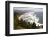 Neahkahnie Beach and Manzanita and Beach from Viewpoint, Oregon, USA-Jamie & Judy Wild-Framed Photographic Print