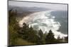 Neahkahnie Beach and Manzanita and Beach from Viewpoint, Oregon, USA-Jamie & Judy Wild-Mounted Photographic Print