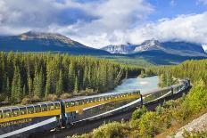 Canadian Pacific Freight Train Locomotive at Banff Station-Neale Clark-Framed Photographic Print