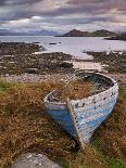 Sunset, Old Blue Fishing Boat, Inverasdale, Loch Ewe, Wester Ross, North West Scotland-Neale Clarke-Photographic Print