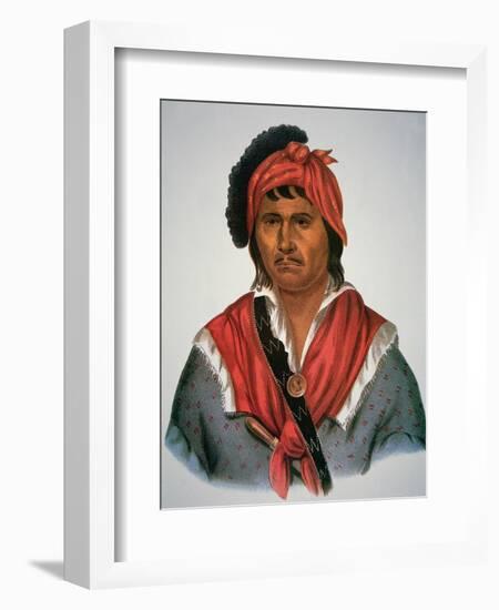 Neamathla Chief, 1826-Charles Bird King-Framed Giclee Print