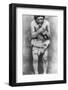 Neanderthal Man Chewing Bone-null-Framed Photographic Print