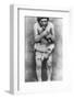 Neanderthal Man Chewing Bone-null-Framed Photographic Print