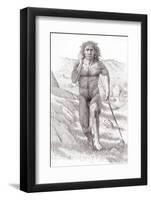 Neanderthal Man-Mauricio Anton-Framed Photographic Print