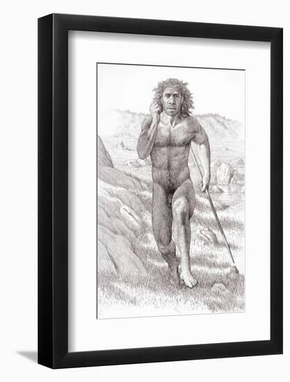 Neanderthal Man-Mauricio Anton-Framed Photographic Print