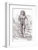 Neanderthal Man-Mauricio Anton-Framed Photographic Print