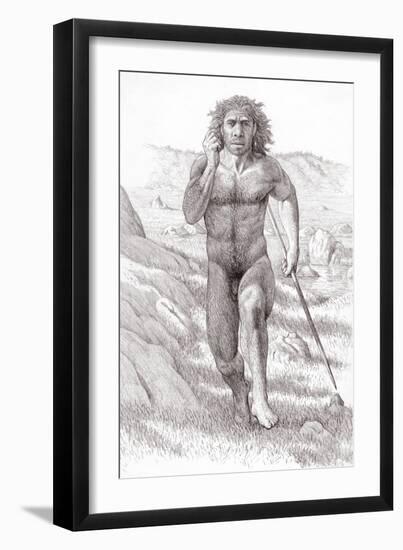 Neanderthal Man-Mauricio Anton-Framed Photographic Print