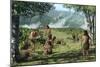 Neanderthals In Summer, Artwork-Mauricio Anton-Mounted Photographic Print