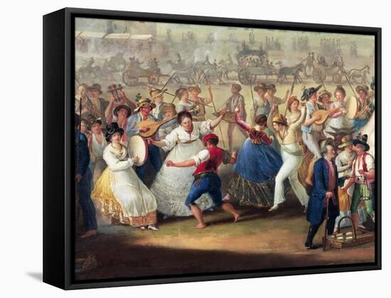 Neapolitan Festival of Madonna Dell'Arco-Giacinto Gigante-Framed Stretched Canvas