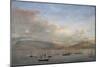 Neapolitan, French and Spanish Fleets in Bay of Gaeta, 1849-Frans Vervloet-Mounted Giclee Print