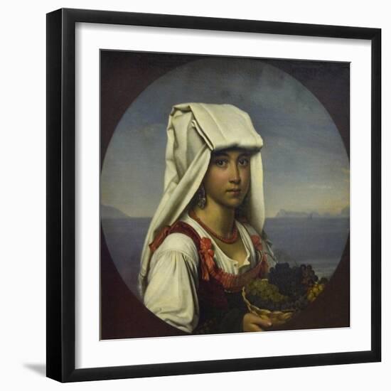 Neapolitan Girl with Fruits, 1831-Orest Adamovich Kiprensky-Framed Giclee Print