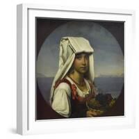 Neapolitan Girl with Fruits, 1831-Orest Adamovich Kiprensky-Framed Giclee Print