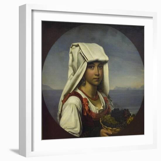 Neapolitan Girl with Fruits, 1831-Orest Adamovich Kiprensky-Framed Giclee Print