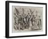 Neapolitans Proceeding to Record their Votes for Annexation-Frank Vizetelly-Framed Giclee Print