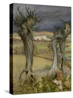 Near Amberley-Arthur Rackham-Stretched Canvas