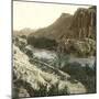 Near Archena (Spain), "The Bride's Jump", Circa 1885-1890-Leon, Levy et Fils-Mounted Photographic Print