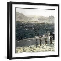 Near Archena (Spain) , View of the Ricote Valley, Circa 1885-1890-Leon, Levy et Fils-Framed Photographic Print