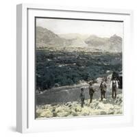 Near Archena (Spain) , View of the Ricote Valley, Circa 1885-1890-Leon, Levy et Fils-Framed Photographic Print