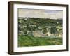 Near Auvers-Sur-Oise, C.1880-Paul C?zanne-Framed Giclee Print