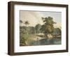 Near Bandell on the River Hoogly, Plate Viii from Part 6 of 'Oriental Scenery', Pub. 1804-Thomas & William Daniell-Framed Giclee Print