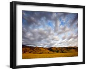 Near Caliente, California: Sunset on the Northern Most Edge of the Tejon Ranch at Sunset.-Ian Shive-Framed Photographic Print