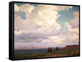 Near Canyon De Chelly-Edgar Payne-Framed Stretched Canvas