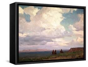 Near Canyon De Chelly-Edgar Payne-Framed Stretched Canvas