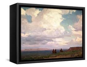 Near Canyon De Chelly-Edgar Payne-Framed Stretched Canvas