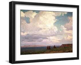 Near Canyon De Chelly-Edgar Payne-Framed Art Print