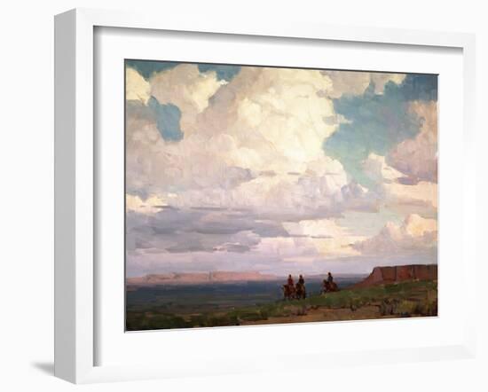 Near Canyon De Chelly-Edgar Payne-Framed Art Print