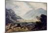 Near Capel Currig, with a View of Mount Snowdon, Wales, about 1793-1830 (Watercolour)-John Glover-Mounted Giclee Print