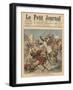 Near Casablanca, the Goumiers Charging at the Moroccans-French School-Framed Giclee Print