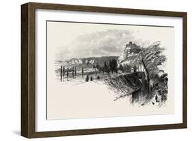 Near Chateau Gaillard, Normandy and Brittany, France, 19th Century-null-Framed Giclee Print