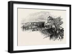 Near Chateau Gaillard, Normandy and Brittany, France, 19th Century-null-Framed Giclee Print