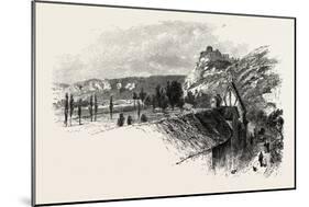Near Chateau Gaillard, Normandy and Brittany, France, 19th Century-null-Mounted Giclee Print