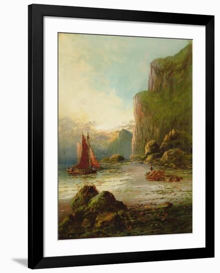 Near Dawlish, South Devon-Frank Hider-Framed Giclee Print