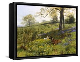 Near Dorking, Surrey-Charles Collins-Framed Stretched Canvas