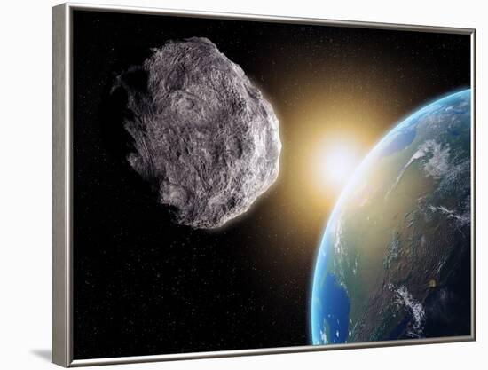 Near-Earth Asteroid, Artwork-null-Framed Photographic Print