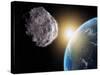 Near-Earth Asteroid, Artwork-null-Stretched Canvas