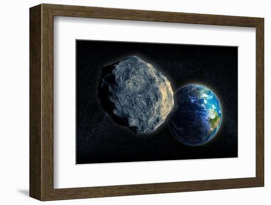 Near-Earth Asteroid, Artwork-null-Framed Photographic Print