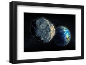 Near-Earth Asteroid, Artwork-null-Framed Photographic Print