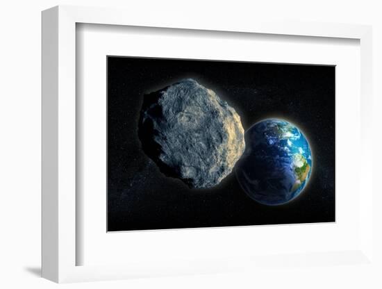 Near-Earth Asteroid, Artwork-null-Framed Photographic Print