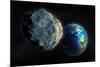 Near-Earth Asteroid, Artwork-null-Mounted Photographic Print